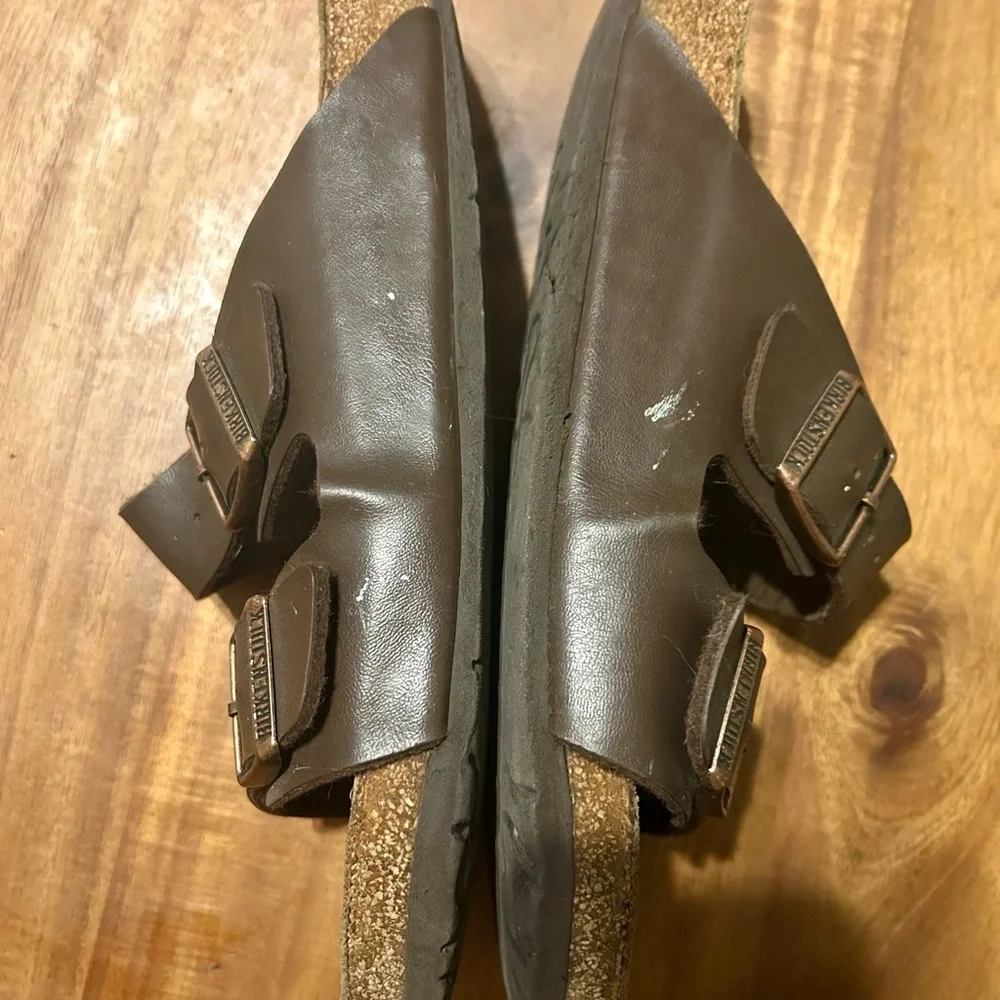 Birkenstock original brown leather sandals - Picture 3 of 6